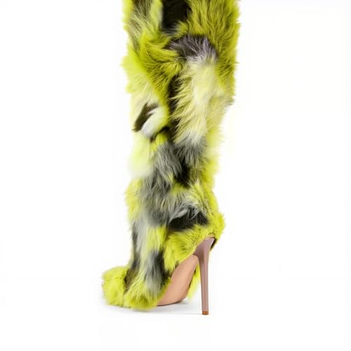Cookies Knee High Boots Faux Fur Boots