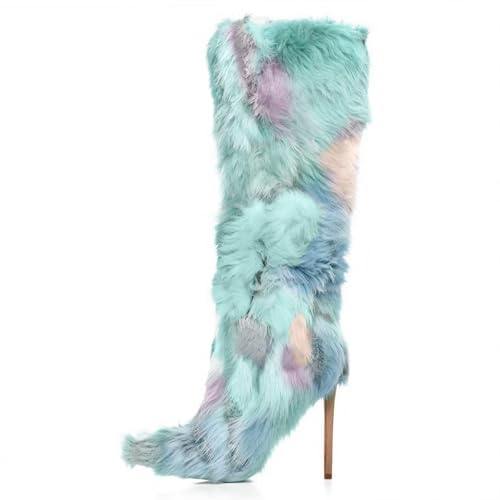 Cookies Knee High Boots Faux Fur Boots