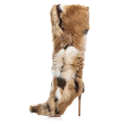 Cookies Knee High Boots Faux Fur Boots