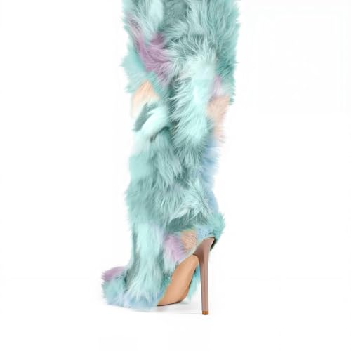 Cookies Knee High Boots Faux Fur Boots