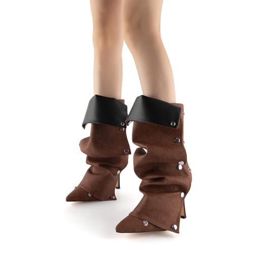 Womens Stiletto High Heel Ankle Boots Sexy Pointed Toe Short Bootie 2.75 Inches Heels Boots Party Shark Boots