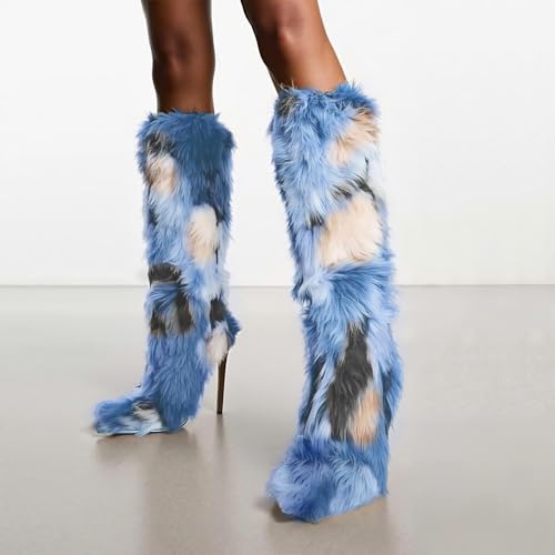 Cookies Knee High Boots Faux Fur Boots