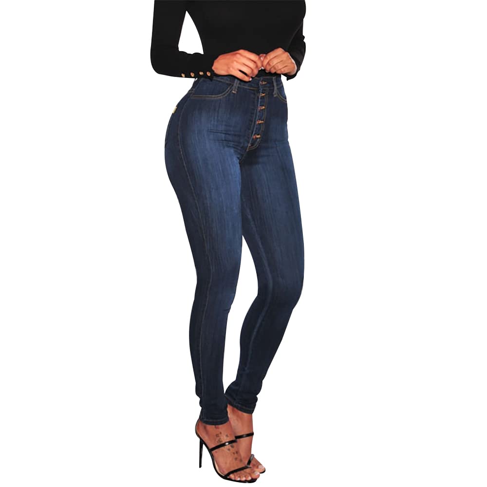 Cookies Womens Curvy High Waist Stretch Butt Lifting Jeans