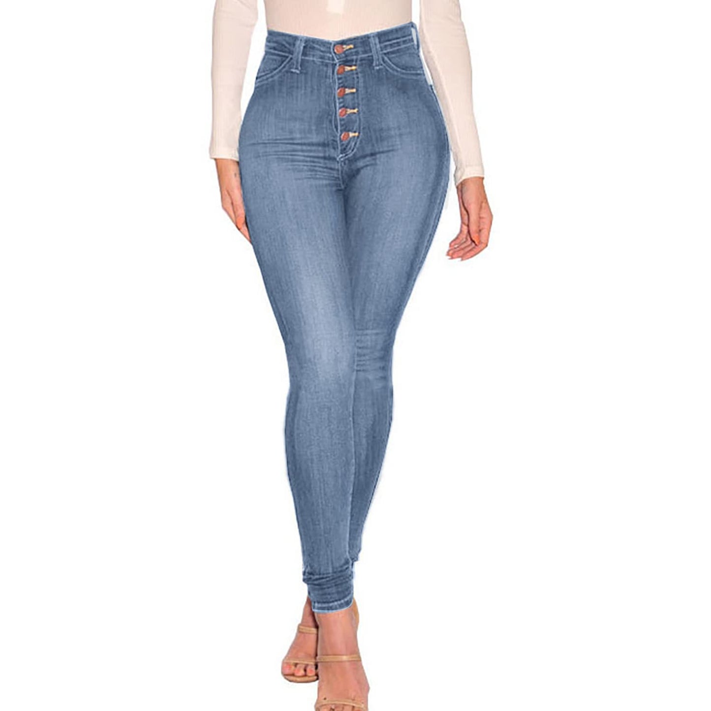 Cookies Womens Curvy High Waist Stretch Butt Lifting Jeans