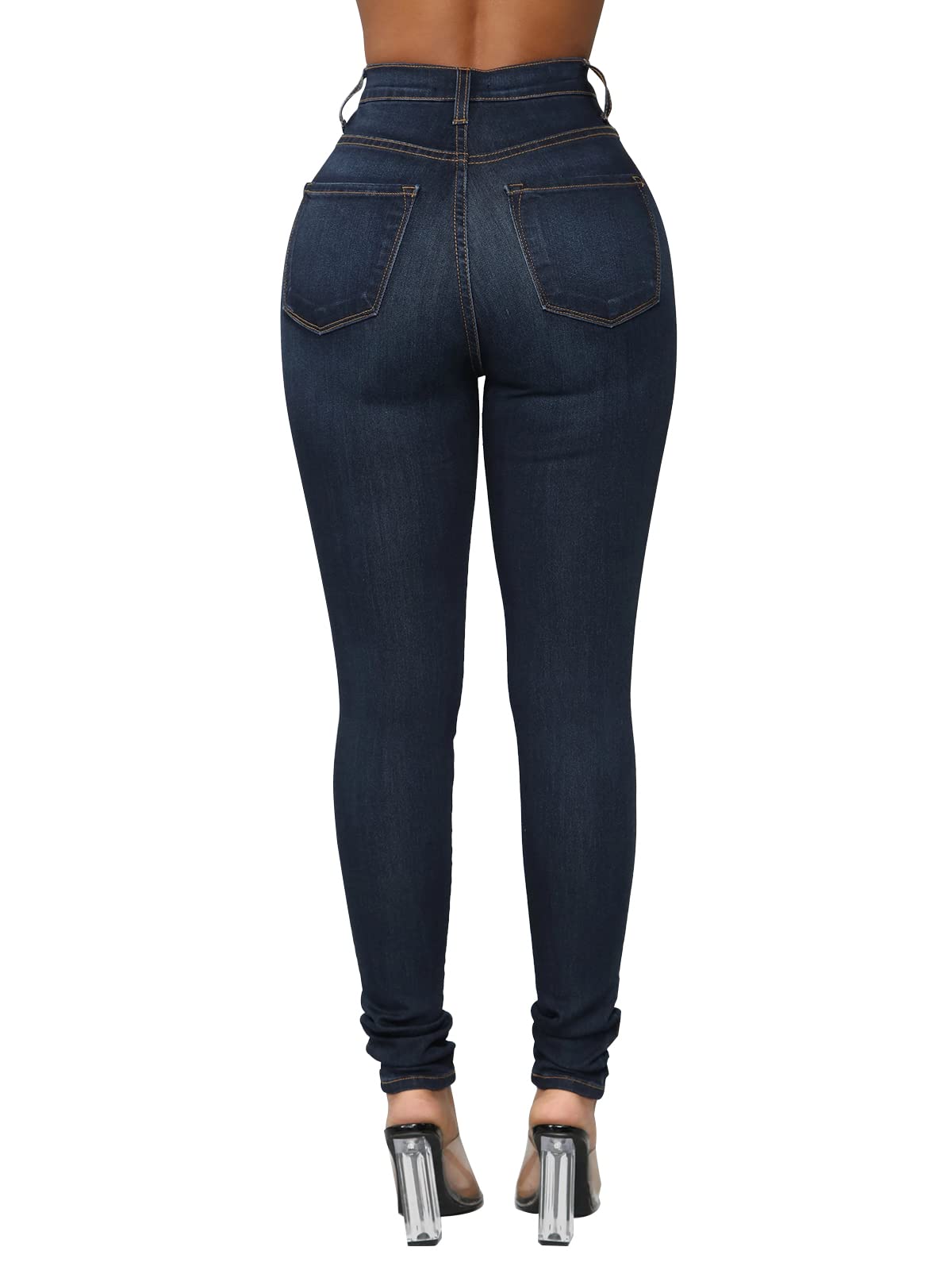 Cookies Womens Curvy High Waist Stretch Butt Lifting Jeans