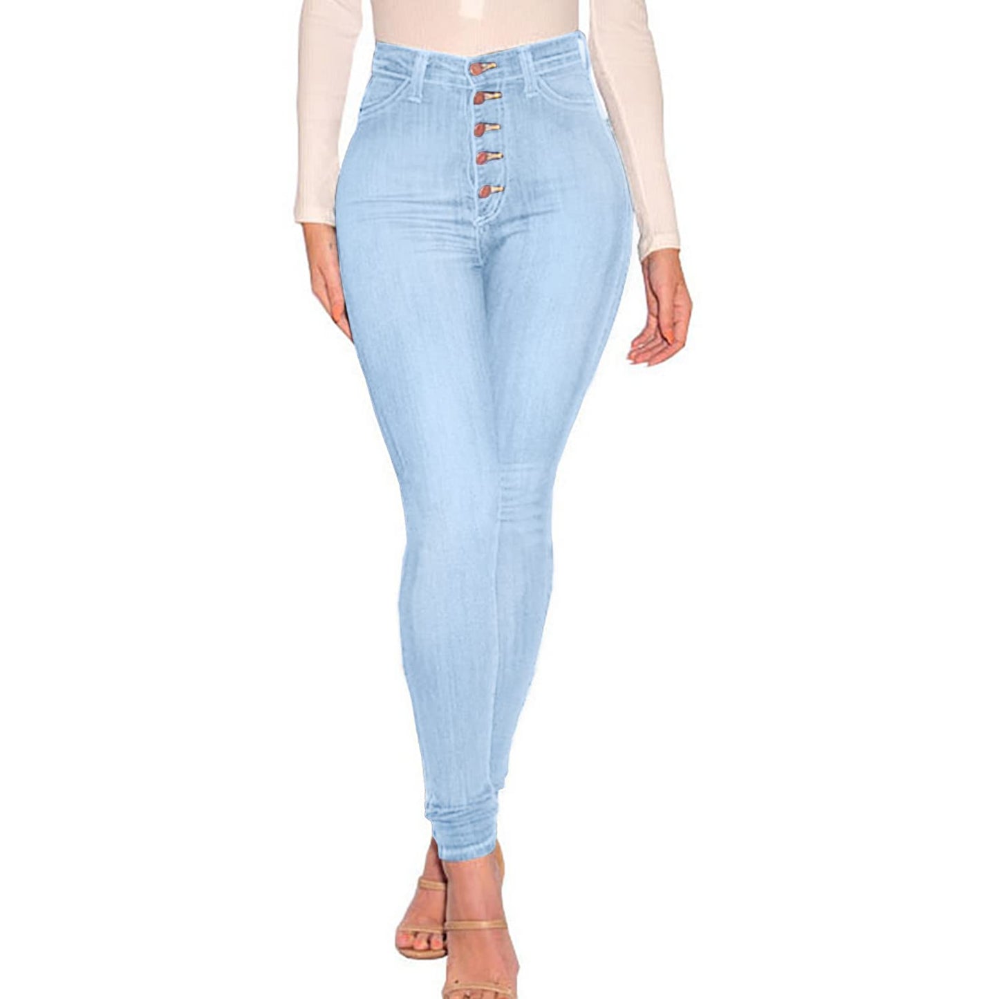 Cookies Womens Curvy High Waist Stretch Butt Lifting Jeans
