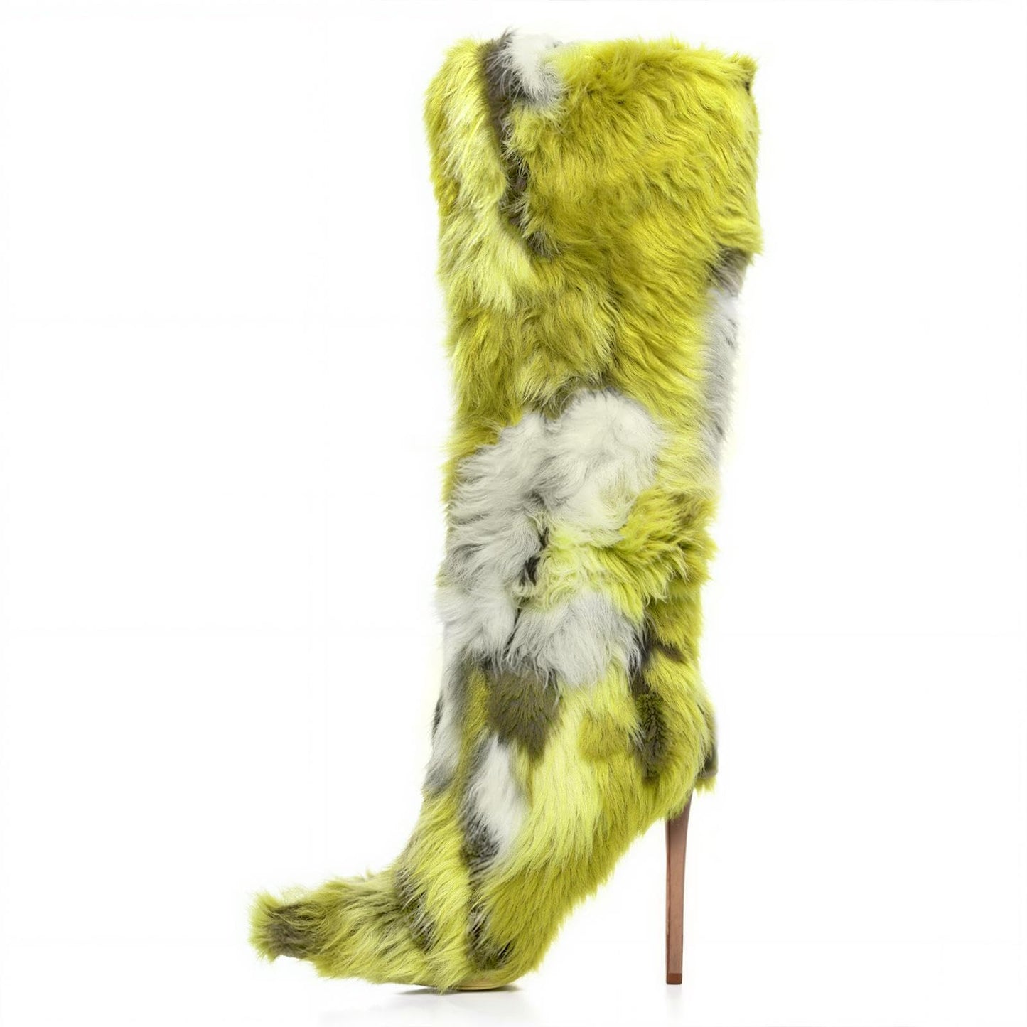 Cookies Knee High Boots Faux Fur Boots