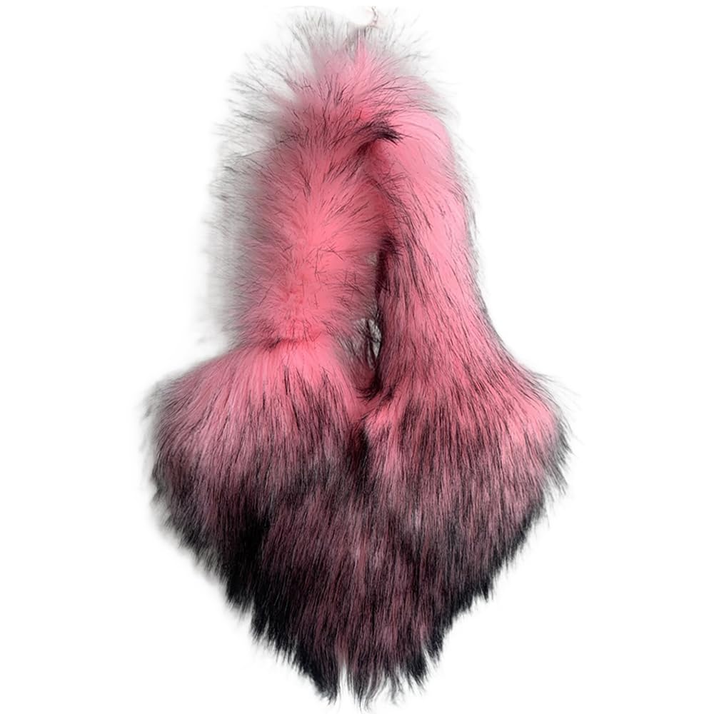 Cookies Heart Shaped Furry Purse for Women Large Soft Shoulder Bag Fluffy Faux Fur Trendy Y2K Girls Handbag