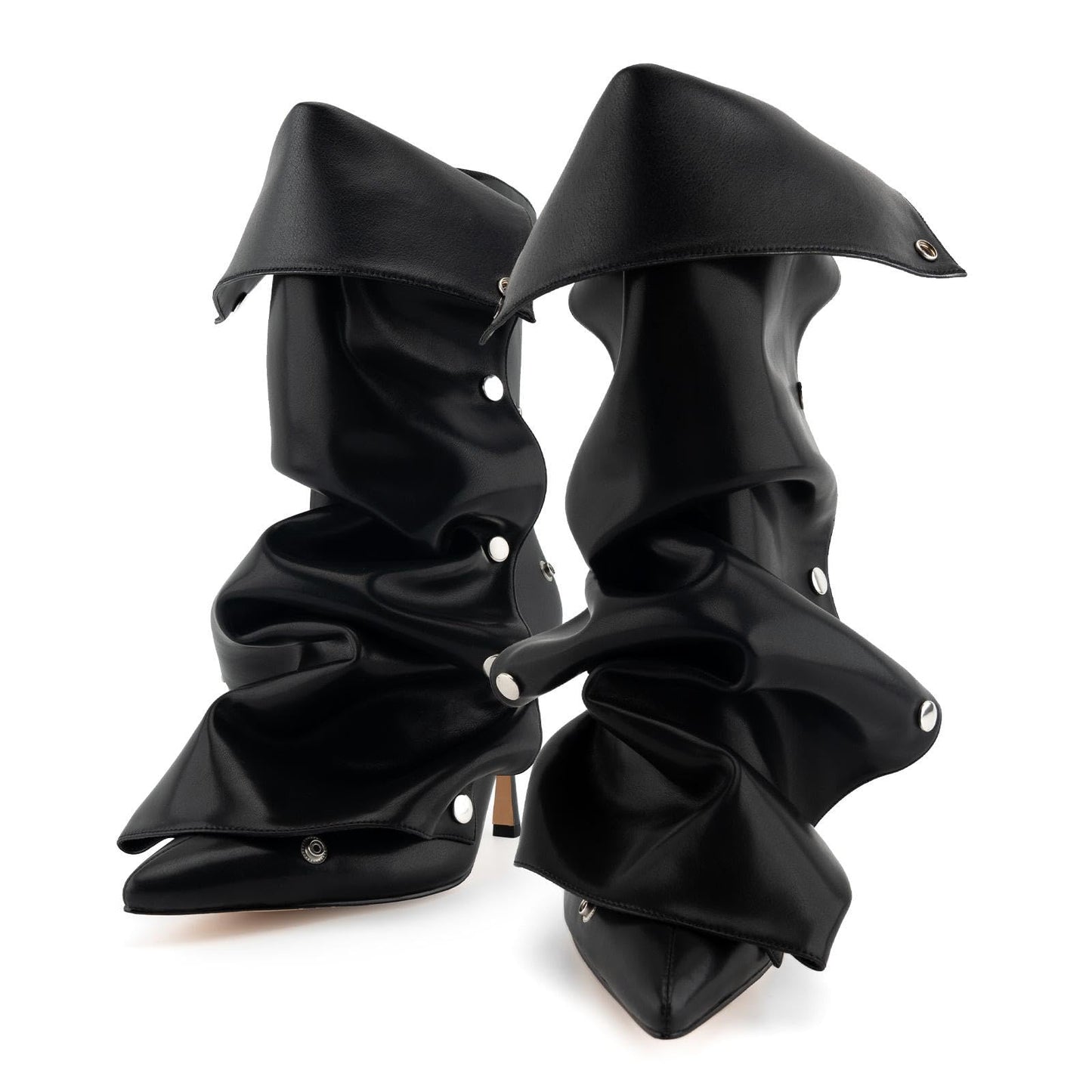 Womens Stiletto High Heel Ankle Boots Sexy Pointed Toe Short Bootie 2.75 Inches Heels Boots Party Shark Boots