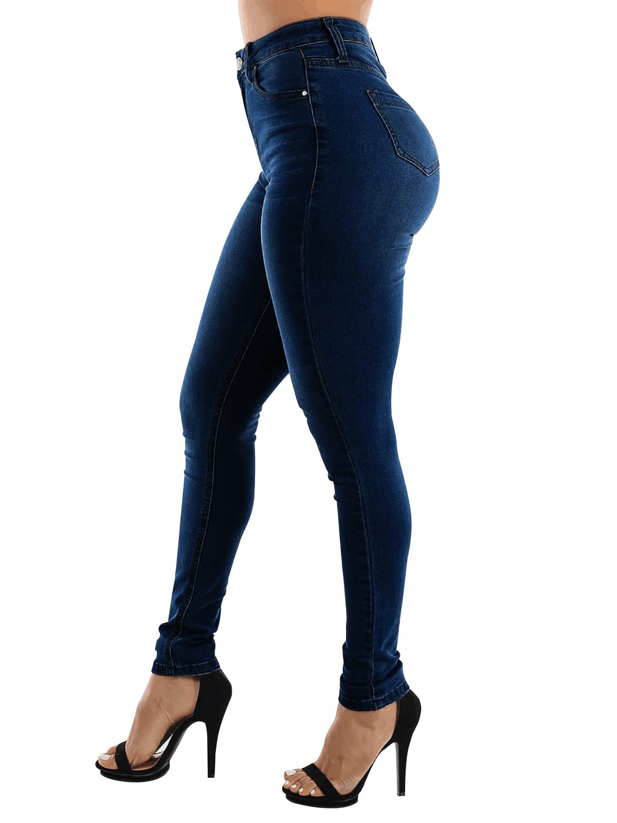 Cookies Womens Curvy High Waist Stretch Butt Lifting Jeans
