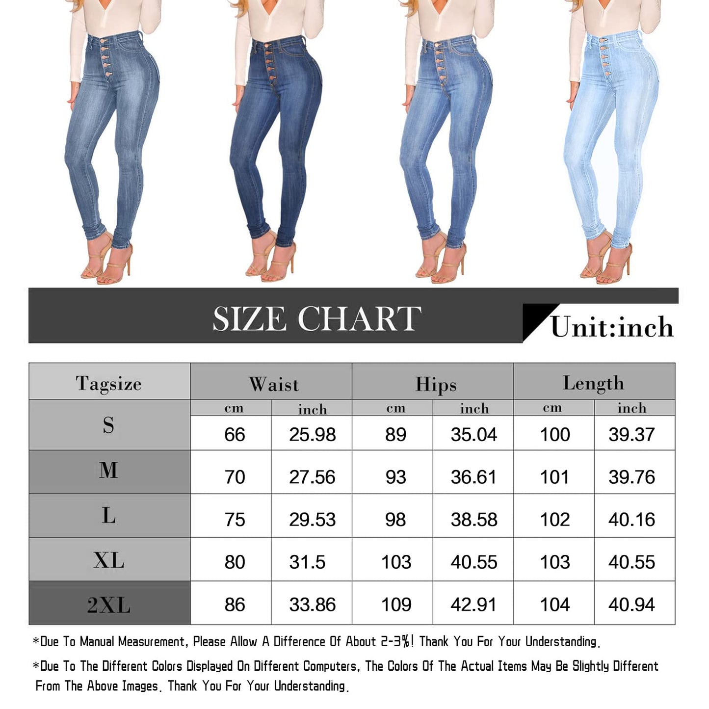 Cookies Womens Curvy High Waist Stretch Butt Lifting Jeans