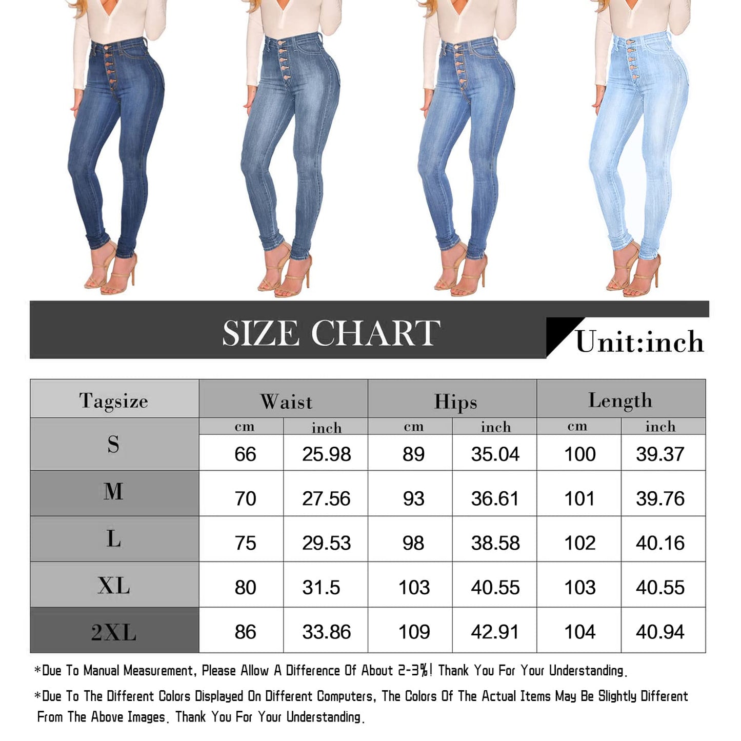 Cookies Womens Curvy High Waist Stretch Butt Lifting Jeans