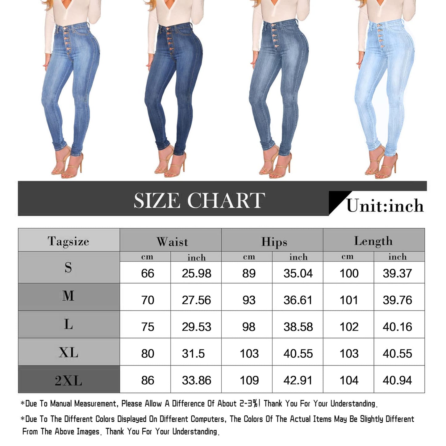 Cookies Womens Curvy High Waist Stretch Butt Lifting Jeans