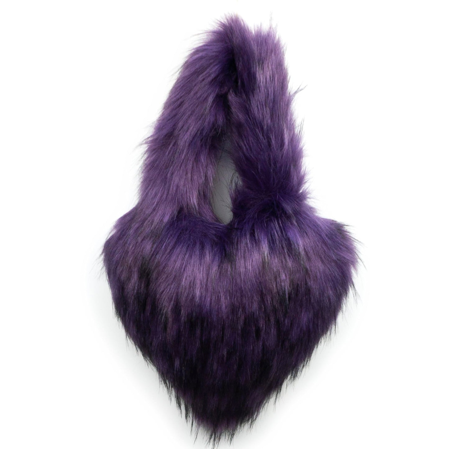 Cookies Heart Shaped Furry Purse for Women Large Soft Shoulder Bag Fluffy Faux Fur Trendy Y2K Girls Handbag