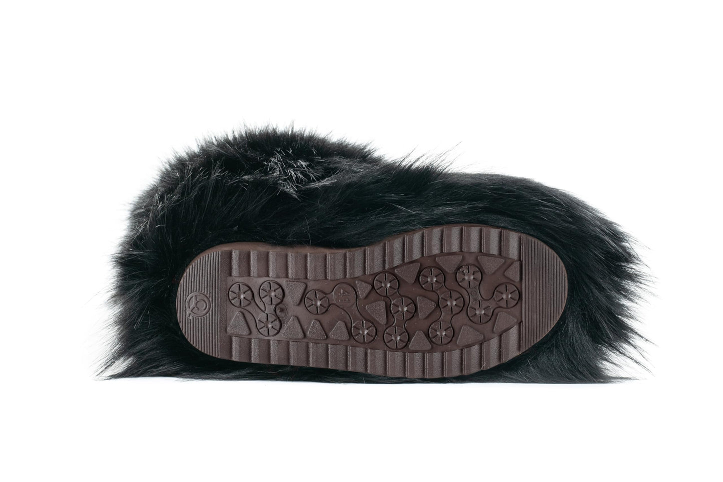 Cookies Women's Faux Fur Boot Furry Fluffy Round Toe Suede Winter Comfy Plush Warm Short Outdoor Indoor Flat Shoes Knee-High Boots