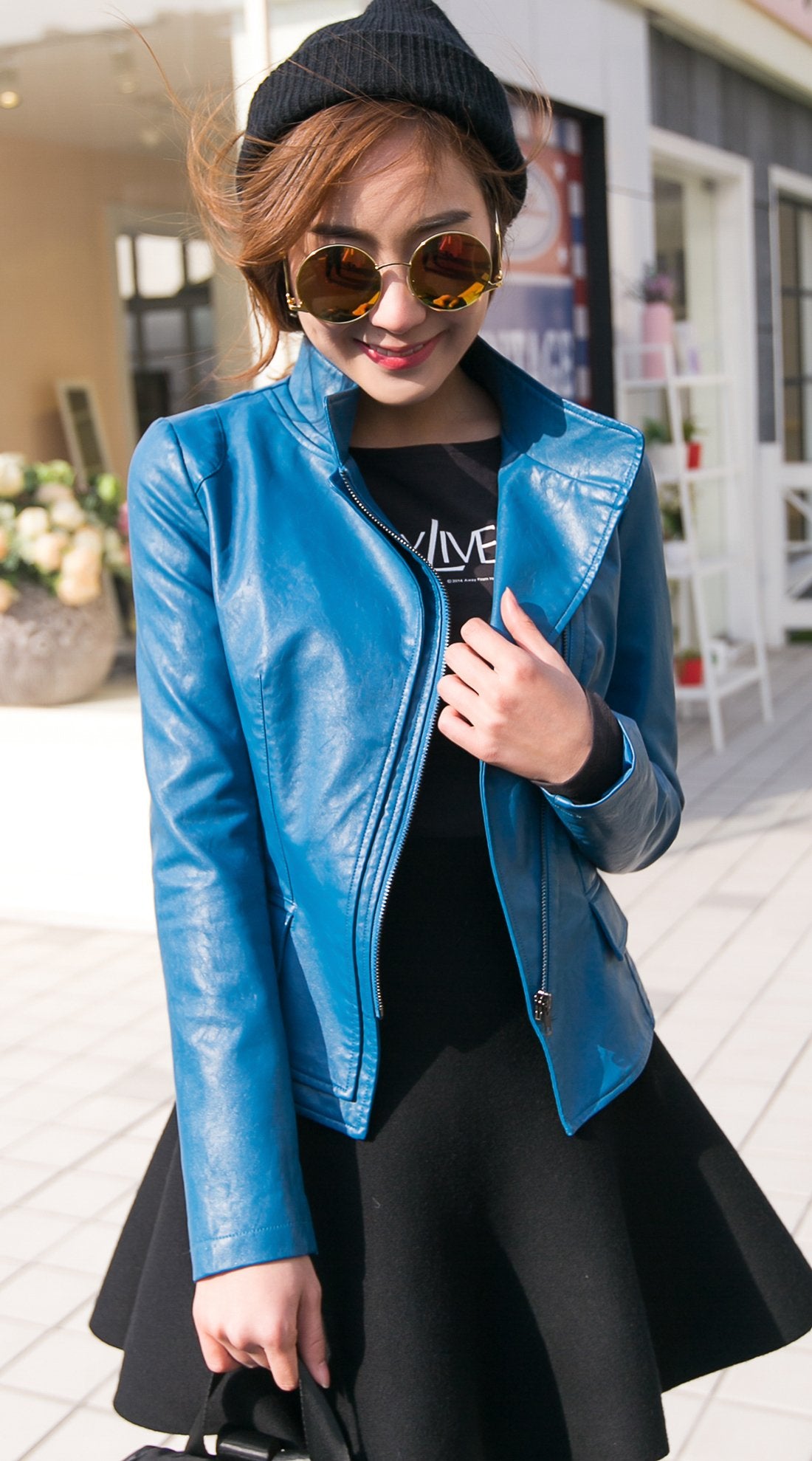 Cookies Women's Stylish Oblique Zip Jacket