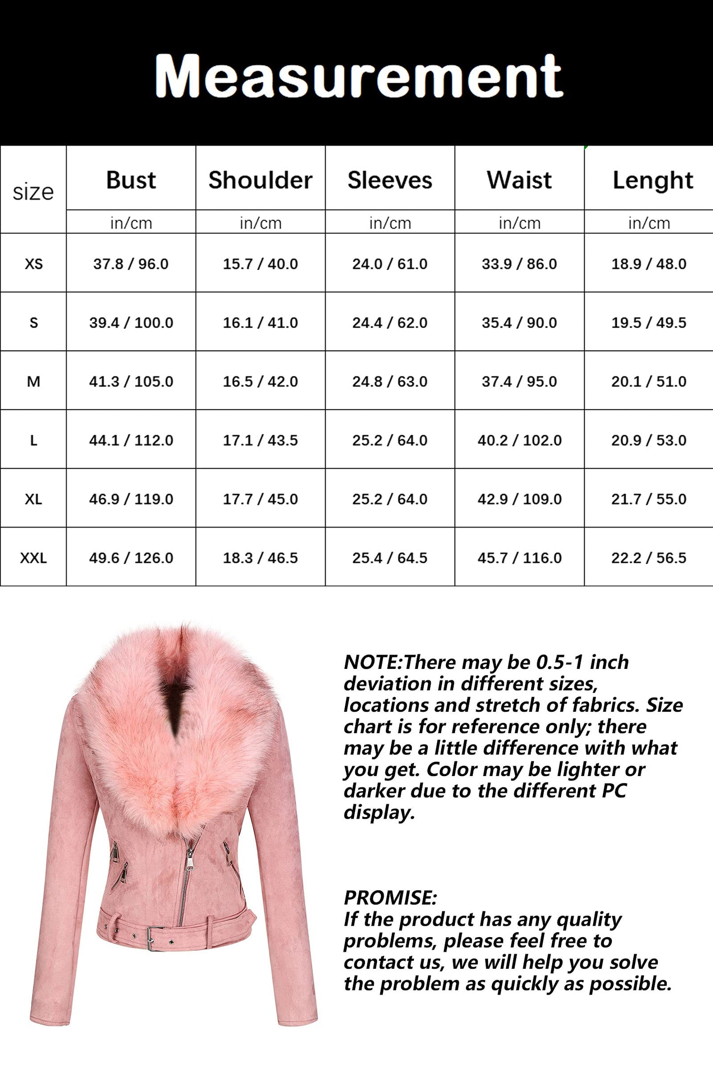 Cookies Women Faux Leather Suede Jacket Moto Biker Coat