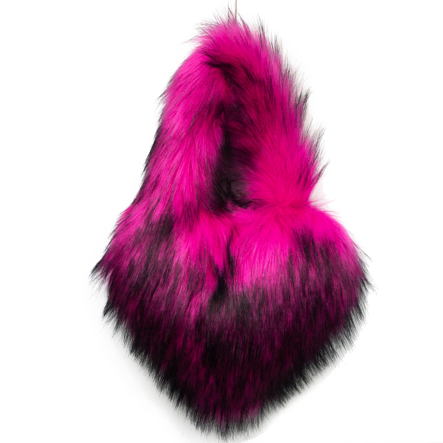 Cookies Heart Shaped Furry Purse for Women Large Soft Shoulder Bag Fluffy Faux Fur Trendy Y2K Girls Handbag
