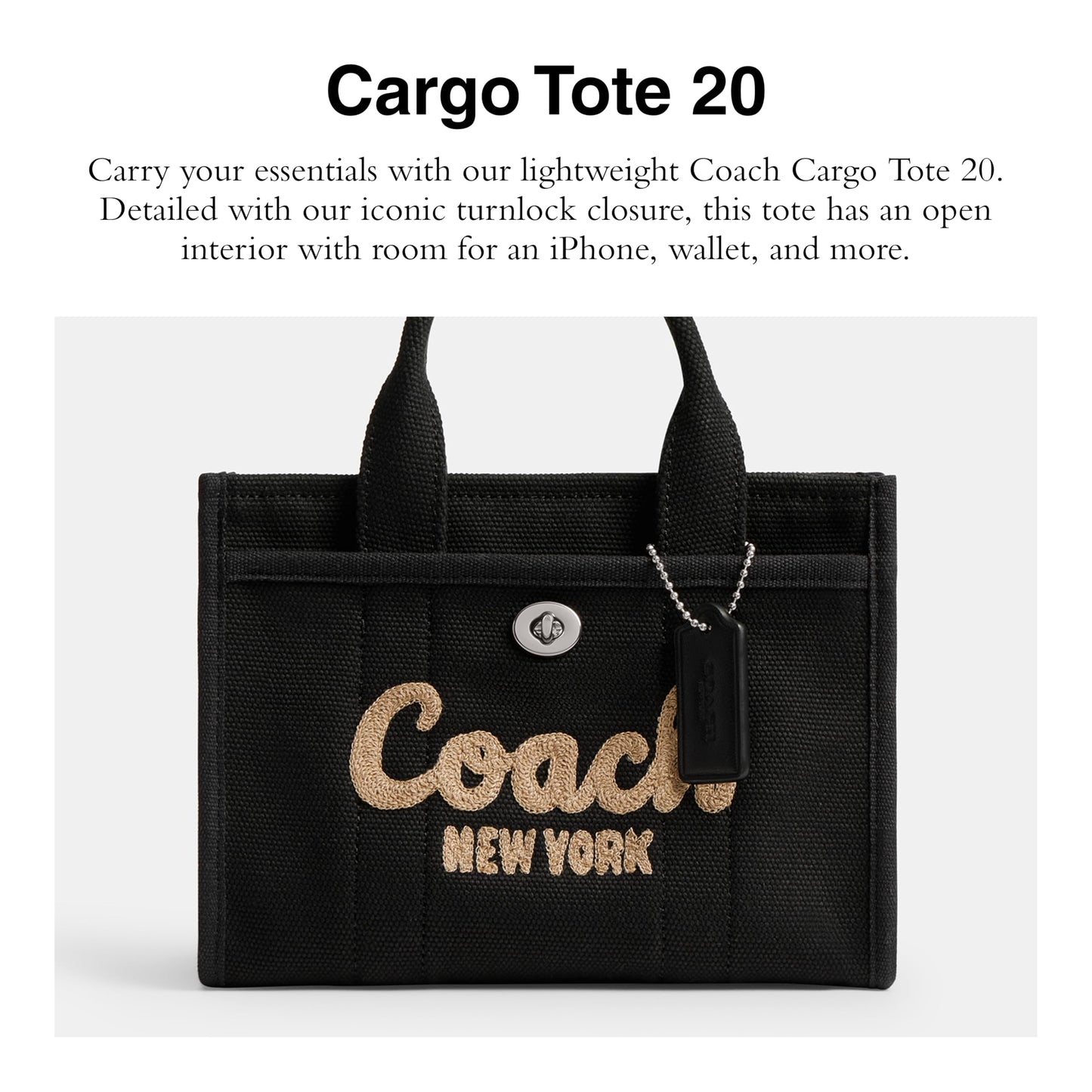 Coach Cargo Tote 20