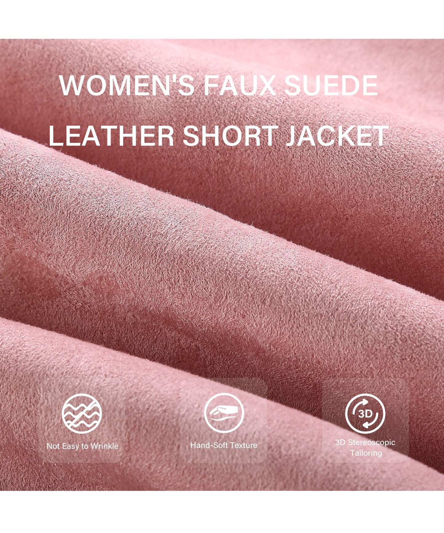 Cookies Women Faux Leather Suede Jacket Moto Biker Coat