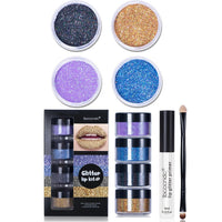 Cookies Glitter Lip Gloss Lipstick Shiny DIY Lip Gloss Diamond Waterproof Long Lasting Lipgloss