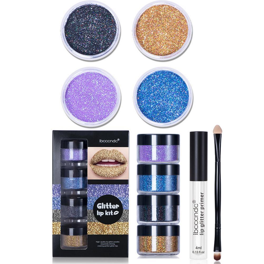 Cookies Glitter Lip Gloss Lipstick Shiny DIY Lip Gloss Diamond Waterproof Long Lasting Lipgloss