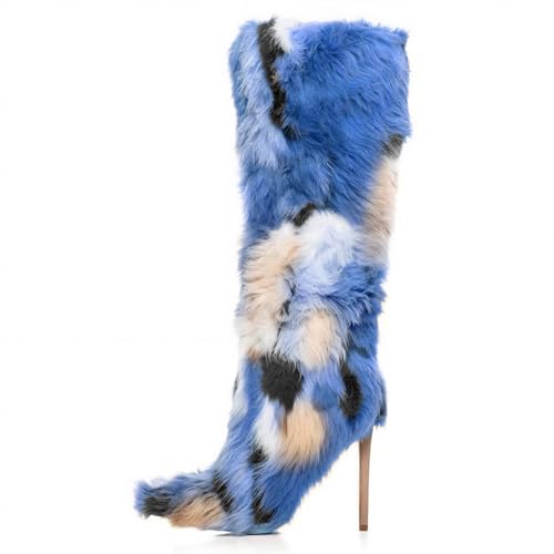 Cookies Knee High Boots Faux Fur Boots