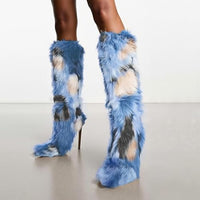 Cookies Knee High Boots Faux Fur Boots