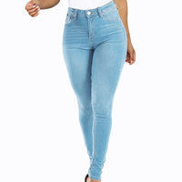 Cookies Womens Curvy High Waist Stretch Butt Lifting Jeans