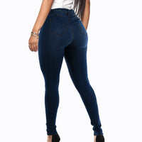 Cookies Womens Curvy High Waist Stretch Butt Lifting Jeans