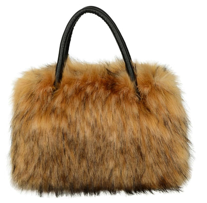 Furry Tote Bag for Women Fuzzy Faux Fur Large Tote Handbag Cute Soft Fluffy Purse Ladies Satchel
