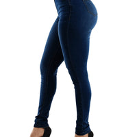 Cookies Womens Curvy High Waist Stretch Butt Lifting Jeans