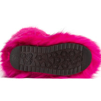 Cookies Women's Faux Fur Boot Furry Fluffy Round Toe Suede Winter Comfy Plush Warm Short Outdoor Indoor Flat Shoes Knee-High Boots