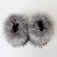 Cookies Womens Faux Fur Boots Fuzzy Fluffy Furry Round Toe Suede Boots Winter Comfy Plush Warm Snow Boots Comfortable Winter Ankle Booties Anti Slip Outdoor Indoor Flat Shoes