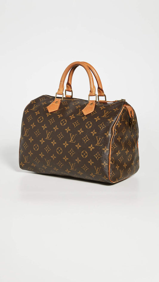 Louis Vuitton Women's Pre-Loved Speedy 30 Handbag Monogram