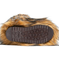 Cookies Women's Faux Fur Boot Furry Fluffy Round Toe Suede Winter Comfy Plush Warm Short Outdoor Indoor Flat Shoes Knee-High Boots
