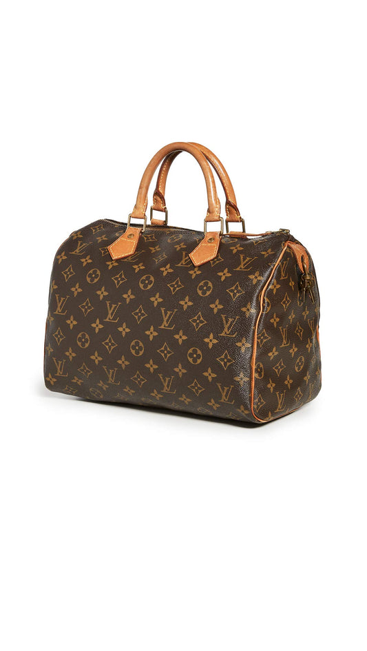 Louis Vuitton Women's Pre-Loved Speedy 30 Handbag Monogram