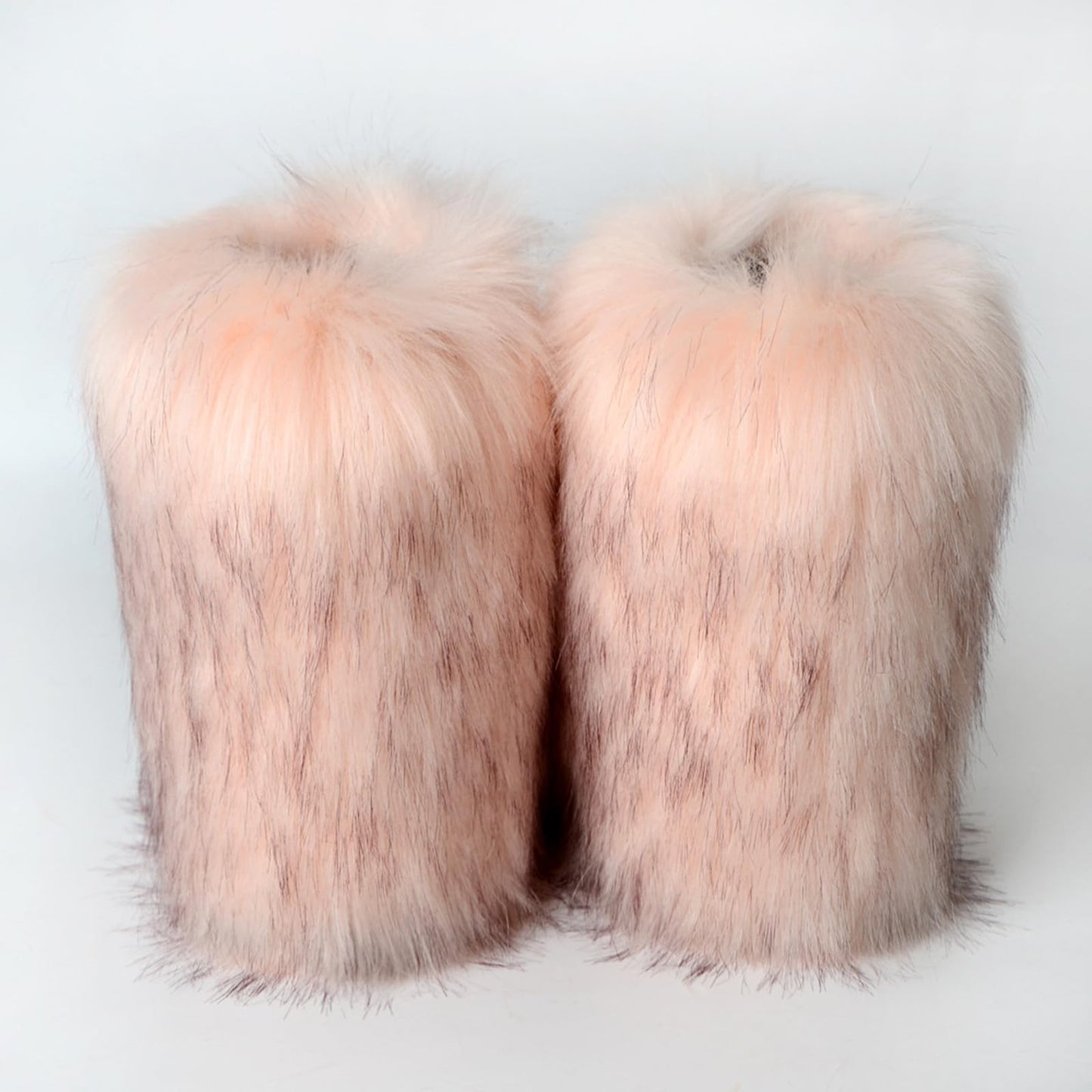 Cookies Womens Faux Fur Boots Fuzzy Fluffy Furry Round Toe Suede Boots Winter Comfy Plush Warm Snow Boots Comfortable Winter Ankle Booties Anti Slip Outdoor Indoor Flat Shoes