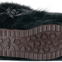 Cookies Women's Faux Fur Boot Furry Fluffy Round Toe Suede Winter Comfy Plush Warm Short Outdoor Indoor Flat Shoes Knee-High Boots