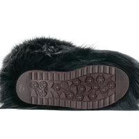 Cookies Women's Faux Fur Boot Furry Fluffy Round Toe Suede Winter Comfy Plush Warm Short Outdoor Indoor Flat Shoes Knee-High Boots