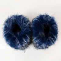 Cookies Womens Faux Fur Boots Fuzzy Fluffy Furry Round Toe Suede Boots Winter Comfy Plush Warm Snow Boots Comfortable Winter Ankle Booties Anti Slip Outdoor Indoor Flat Shoes