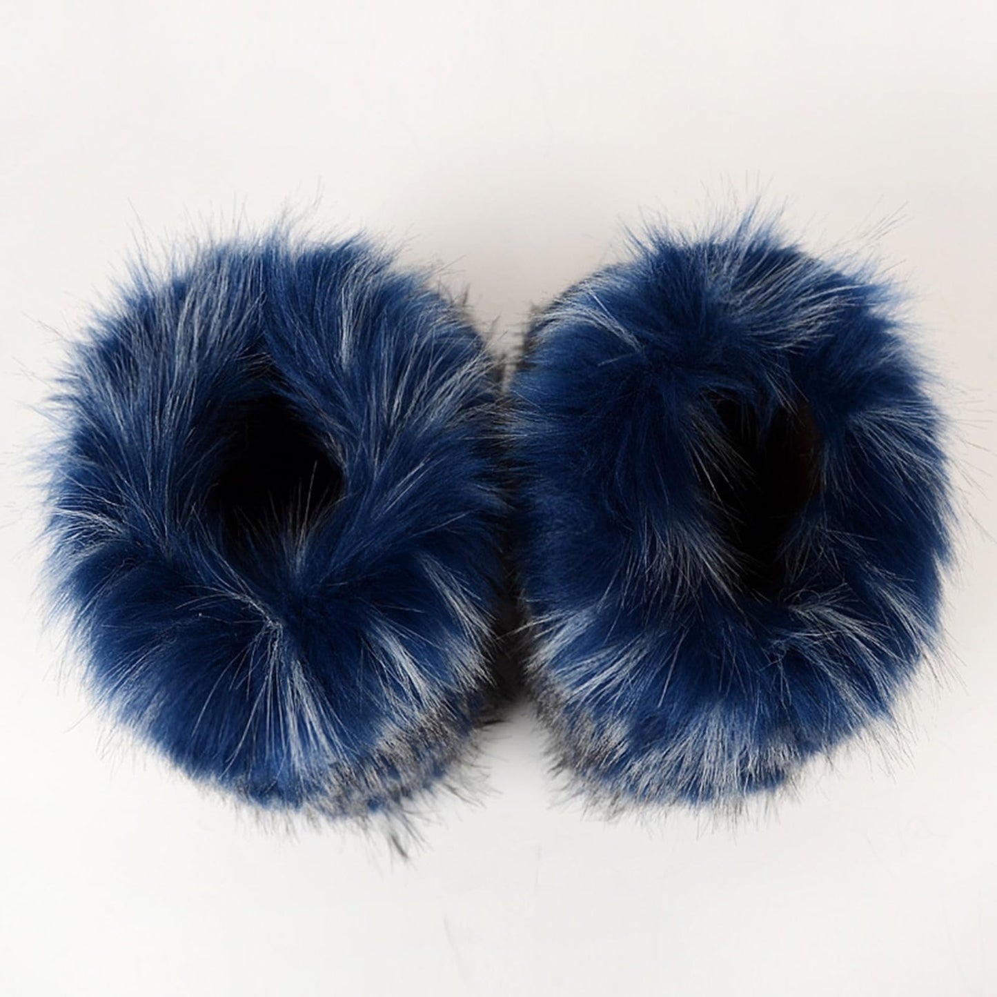 Cookies Womens Faux Fur Boots Fuzzy Fluffy Furry Round Toe Suede Boots Winter Comfy Plush Warm Snow Boots Comfortable Winter Ankle Booties Anti Slip Outdoor Indoor Flat Shoes