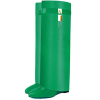 Fold Over Boots for Women Pointy Pull-on Wedge Heel Knee Shark Boot With Side Zipper Padlock Design