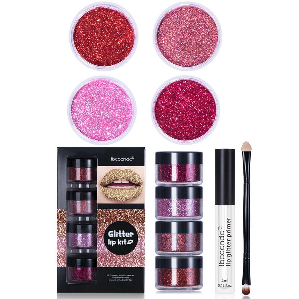Cookies Glitter Lip Gloss Lipstick Shiny DIY Lip Gloss Diamond Waterproof Long Lasting Lipgloss