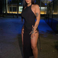Call Me Up Black Party Dress