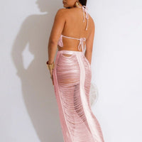 Stop The Press Skirt Set