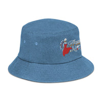 Denim Bucket Hat Black