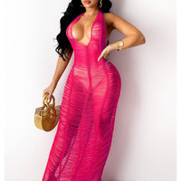 Summer Slash Maxi Beach Dress
