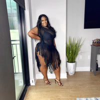 Mimosa Lace Plus Size Casual Dress