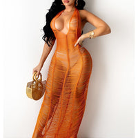Summer Slash Maxi Beach Dress
